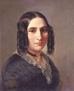 Moritz Daniel Oppenheim, Portrait of Fanny Hensel